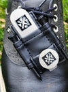SHUCADDY LUXURY - Sleek Black Leather with Matte Black Metal Clip